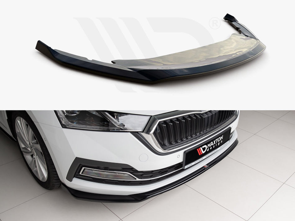 MAXTON DESIGN Front Splitter V2 Skoda Octavia MK4 (2019-)