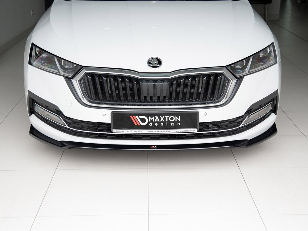 Front Splitter V2 Skoda Octavia MK4 (2019-) - Textured