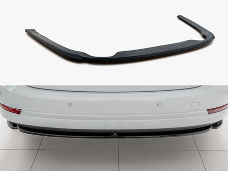 Maxton Design Central Rear Splitter Skoda Octavia Mk4 - Carbon Look - SK-OC-4-RD1C - Image 1