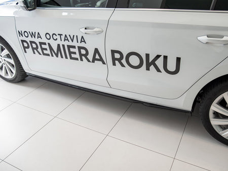 Maxton Design Side Skirts Diffusers V.2 Skoda Octavia Mk4 - Textured - SK-OC-4-SD2T - Image 4