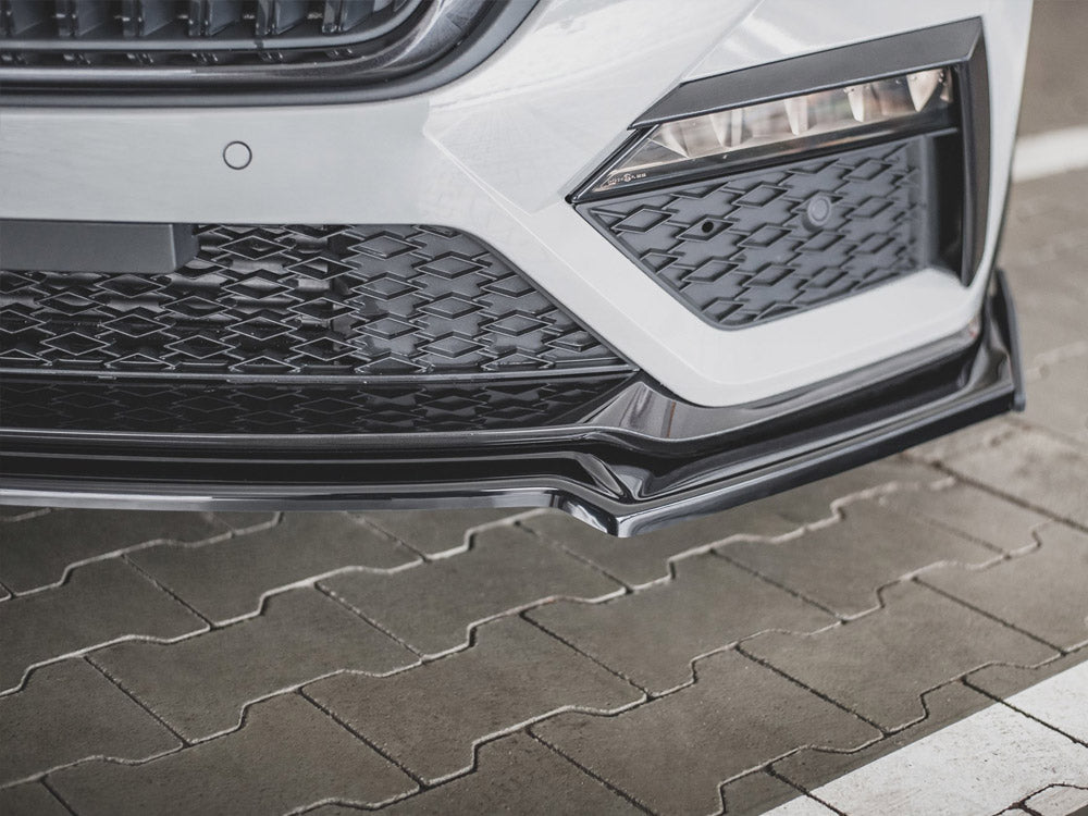 Maxton Design Front Splitter V.2 + Flaps Skoda Octavia RS Mk4 - SK-OC-4-RS-FD2G+FSF - Image 4