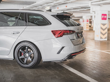 Maxton Design Rear Side Splitters V.1 Skoda Octavia RS Mk4 - SK-OC-4-RS-RSD1G - Image 2
