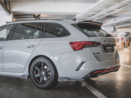 Maxton Design Rear Side Splitters V.2 + Flaps Skoda Octavia RS Mk4 - SK-OC-4-RS-RSD2G+RSF1B - Image 3