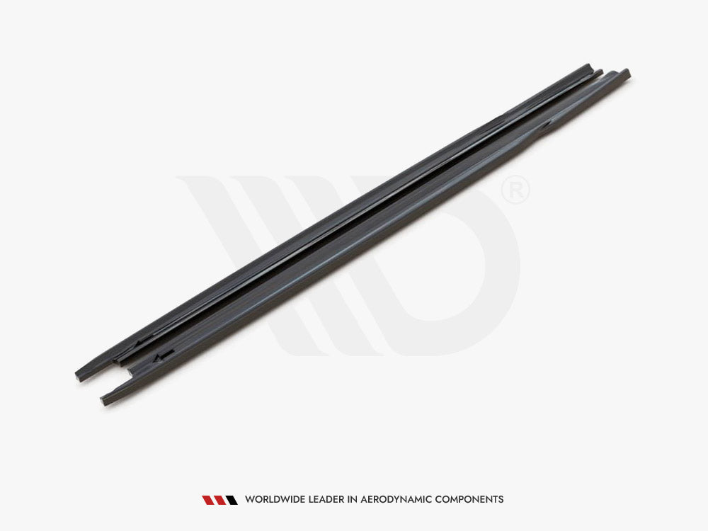 Maxton Design Side Skirts Diffusers V1 Skoda Octavia RS MK4 (2020-) - Carbon Look - SK-OC-4-RS-SD1C - Image 5