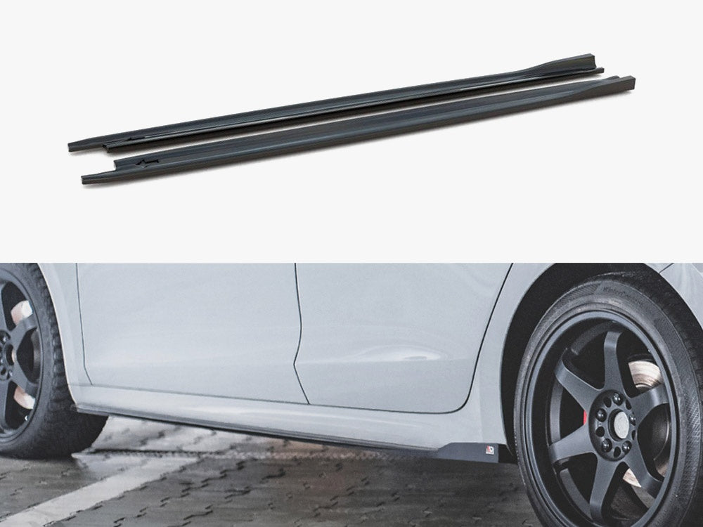 Maxton Design Side Skirts Diffusers V.3 Skoda Octavia RS Mk4 - SK-OC-4-RS-SD2G - Image 1