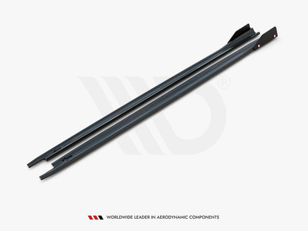Maxton Design Side Skirts Diffusers V.2 + Flaps Skoda Octavia RS Mk4 - SK-OC-4-RS-SD2G+SF - Image 5