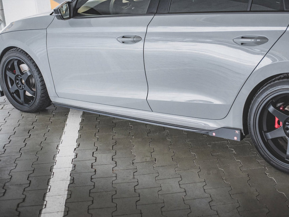 Maxton Design Side Skirts Diffusers V.2 + Flaps Skoda Octavia RS Mk4 - SK-OC-4-RS-SD2G+SF - Image 4