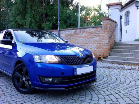 Front Splitter Skoda Rapid - Carbon Look