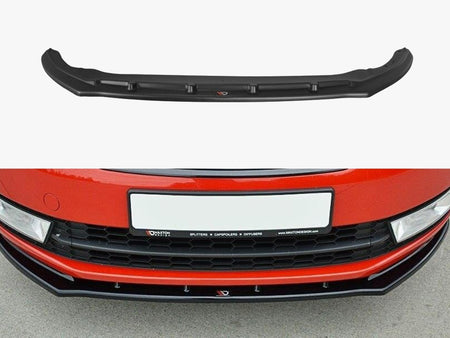 Maxton Design Front Splitter V2 Skoda Rapid - Carbon Look - SK-RA-1-FD2C - Image 1