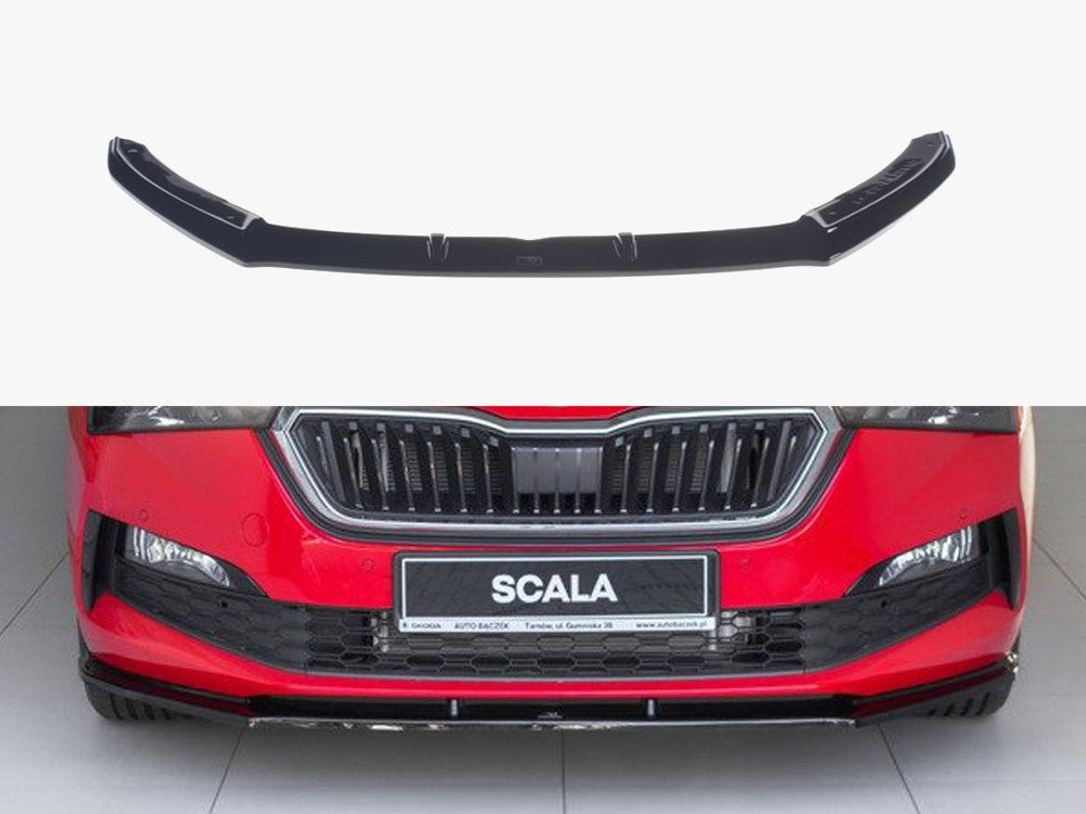 Maxton Design Front Splitter V.1 Skoda Scala (2019-UP) - SK-SC-1-FD1G - Image 1