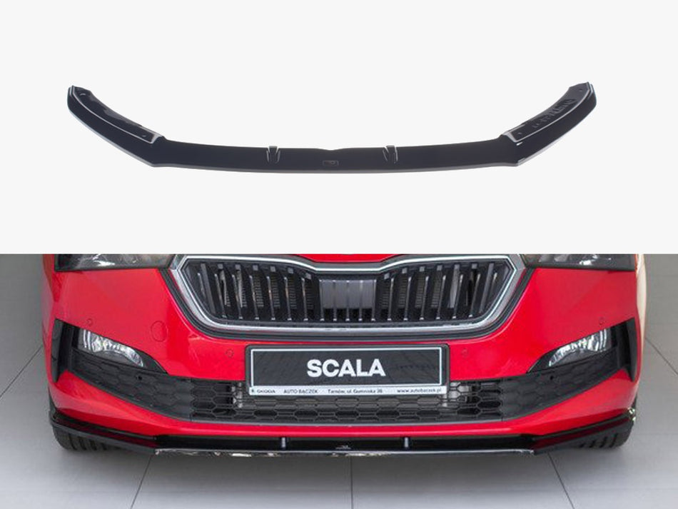 Maxton Design Front Splitter V.1 Skoda Scala (2019-UP) - SK-SC-1-FD1G - Image 1