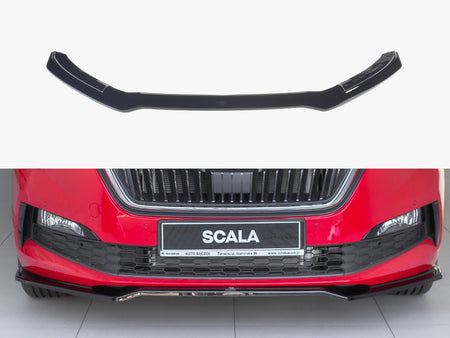 Maxton Design Front Splitter V.2 Skoda Scala (2019-UP) - SK-SC-1-FD2G - Image 1