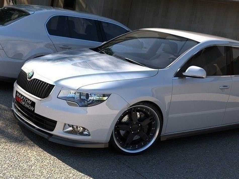 Maxton Design Front Splitter Skoda Superb II