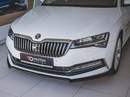 Maxton Design Front Splitter V.1 Skoda Superb MK3 FL (2019-) - SK-SU-3F-FD1G - Image 2