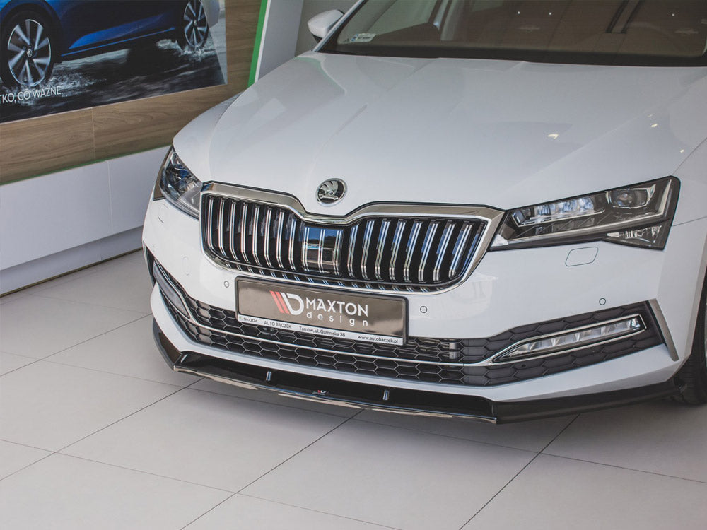 Maxton Design Front Splitter V.2 Skoda Superb MK3 FL (2019-) - SK-SU-3F-FD2G - Image 4