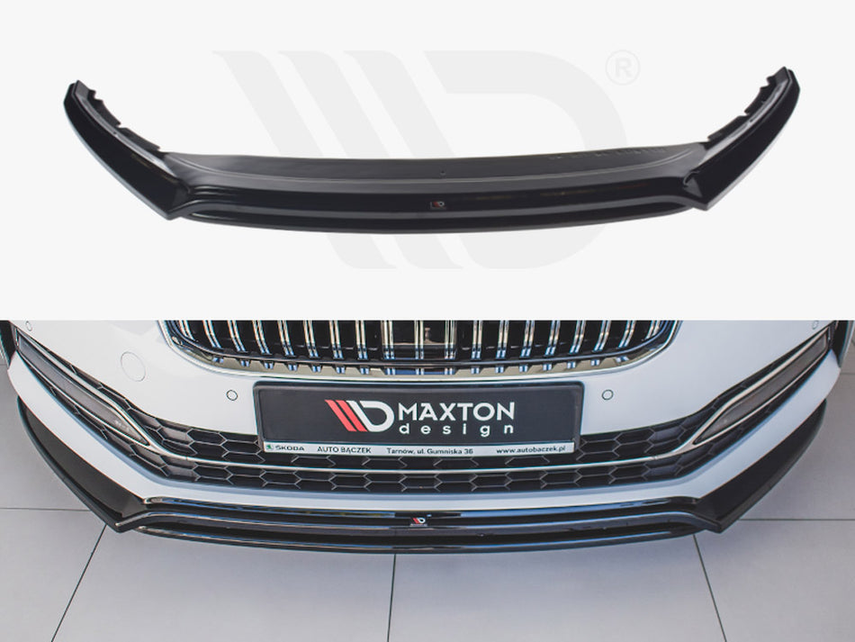 MAXTON DESIGN Front Splitter V.3 Skoda Superb Mk3 FL