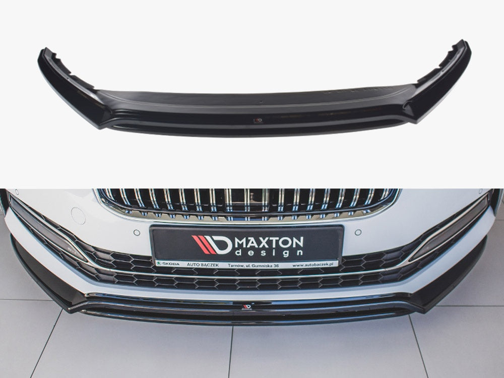 Maxton Design Front Splitter V.3 Skoda Superb Mk3 FL - SK-SU-3F-FD3G+FD3RG - Image 1