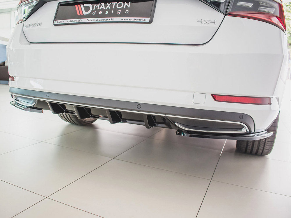 Maxton Design Rear Valance Skoda Superb Mk3 FL (2019-) - SK-SU-3F-RS1G - Image 3