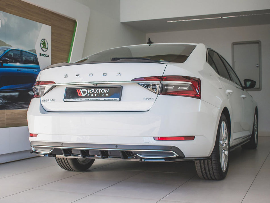 Maxton Design Rear Valance Skoda Superb Mk3 FL (2019-) - SK-SU-3F-RS1G - Image 2