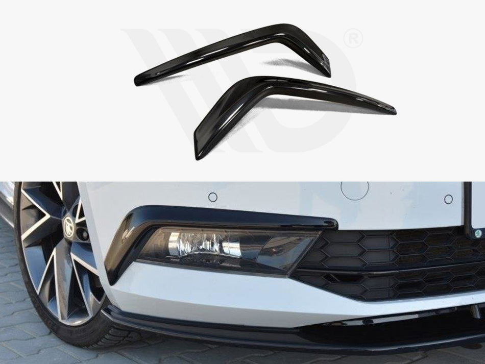 MAXTON DESIGN Frames For Lights Skoda Superb III - Textured