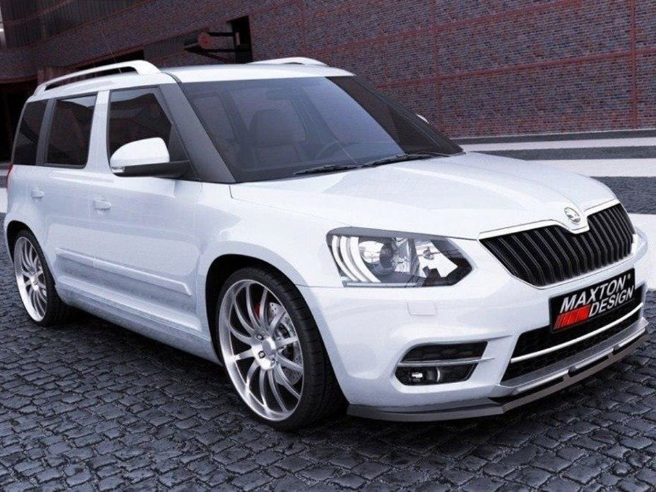 Front Splitter Skoda Yeti CITY Facelift Model (2013-UP) - Carbon Look