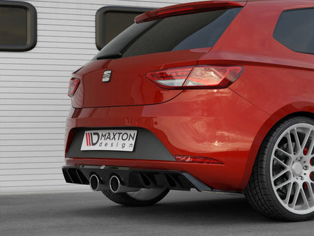 Rear Valance V.2 Seat Leon MK3 Cupra Facelift - Carbon Look