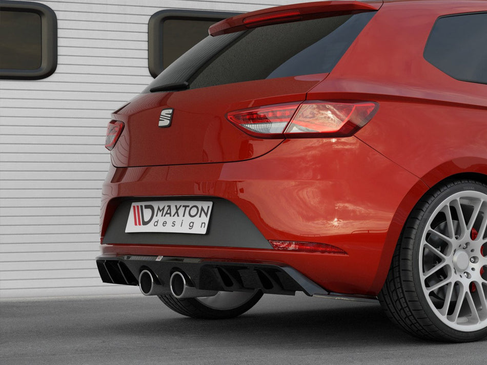 Maxton Design Rear Valance V.2 Seat Leon MK3 Cupra Facelift - SE-LE-3F-CU-RS2G - Image 1