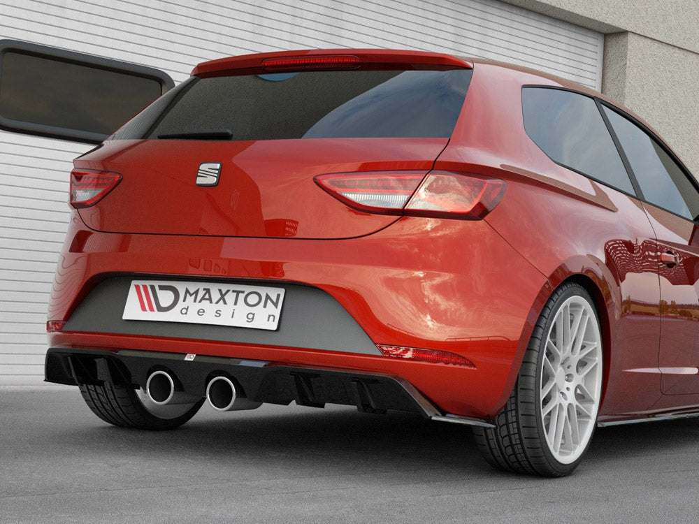 Rear Valance V.2 Seat Leon MK3 Cupra Facelift - Carbon Look