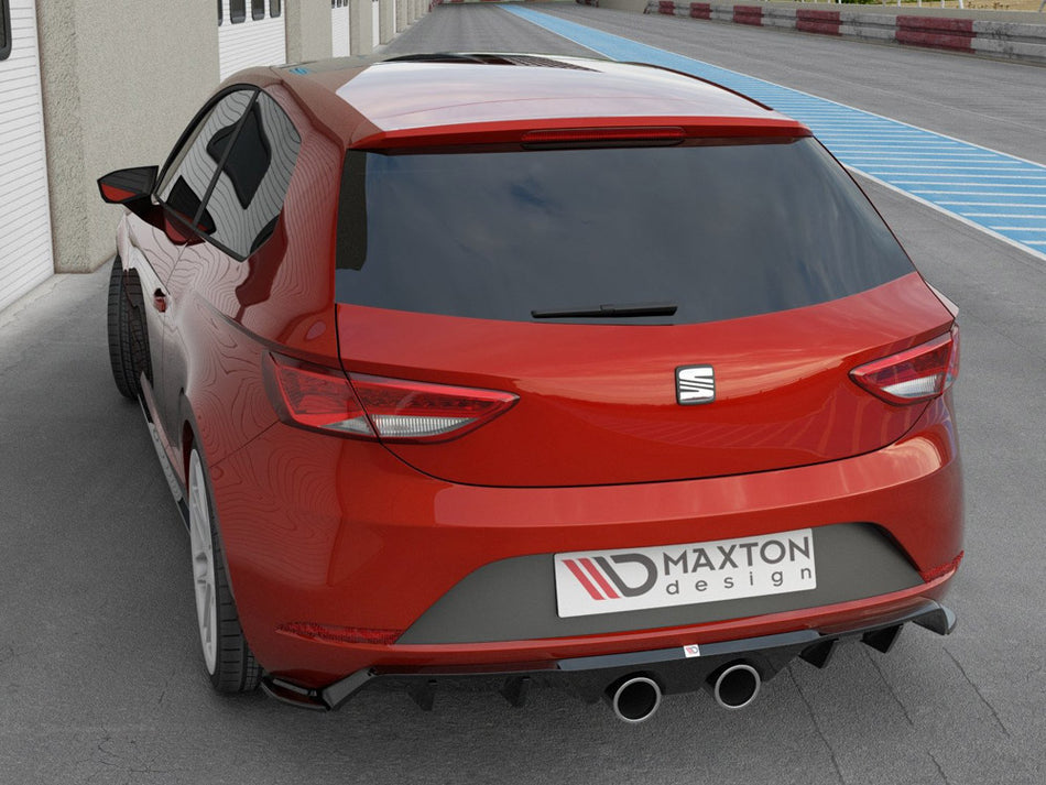 Rear Valance V.2 Seat Leon MK3 Cupra Facelift - Carbon Look