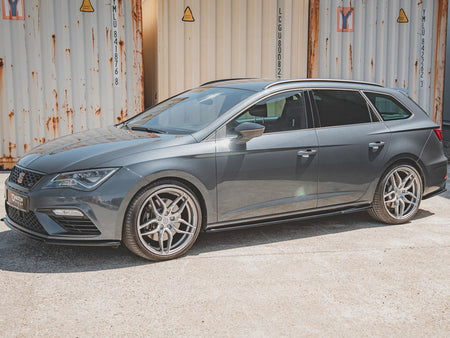 Maxton Design Side Skirts Diffusers V.5 Seat Leon Mk3 Cupra / FR Facelift - SE-LE-3F-CU-SD5G - Image 2