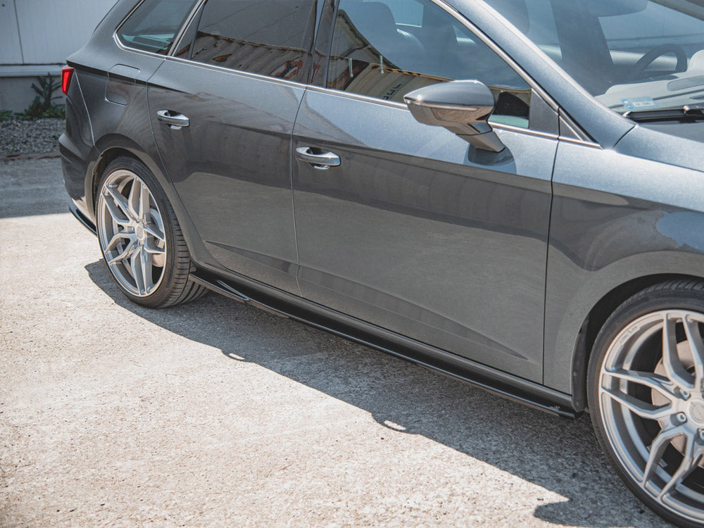 Maxton Design Side Skirts Diffusers V.5 Seat Leon Mk3 Cupra / FR Facelift - SE-LE-3F-CU-SD5G - Image 3