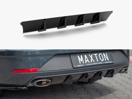 Maxton Design Rear Diffuser Seat Leon MK3 Cupra ST - SE-LE-3F-CU-ST-RS1G - Image 1