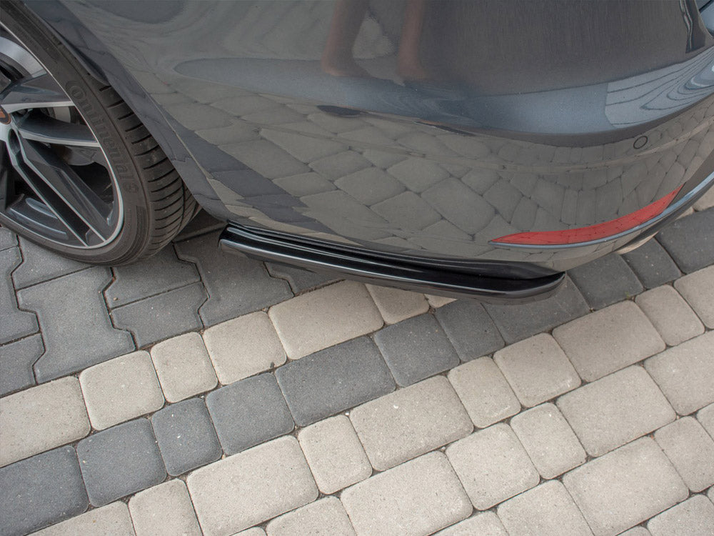 Rear Side Splitters V1 Seat Leon MK 3.5 Cupra ST (2017-) - Textured