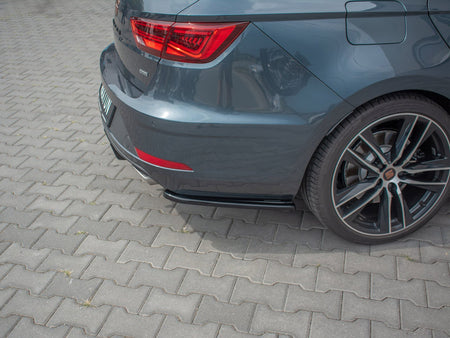 Rear Side Splitters V1 Seat Leon MK 3.5 Cupra ST (2017-) - Carbon Look