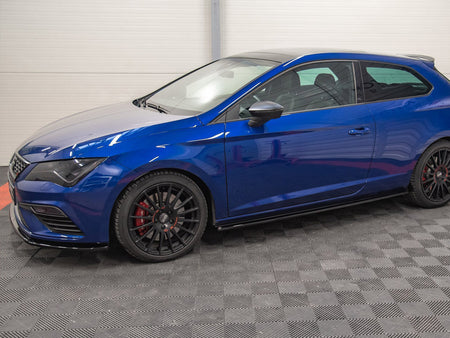 Maxton Design Side Skirts Splitters Seat Leon Cupra/ FR SC MK3/ MK3 Facelift (2013-2019) - SE-LE-3-CU-3D-SD1G - Image 3