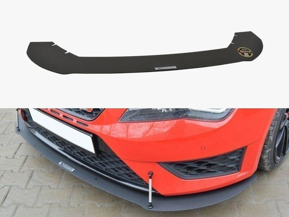Maxton Design Front Racing Splitter Seat Leon III Cupra / FR - SE-LE-3-FR-CNC-FD1A - Image 1