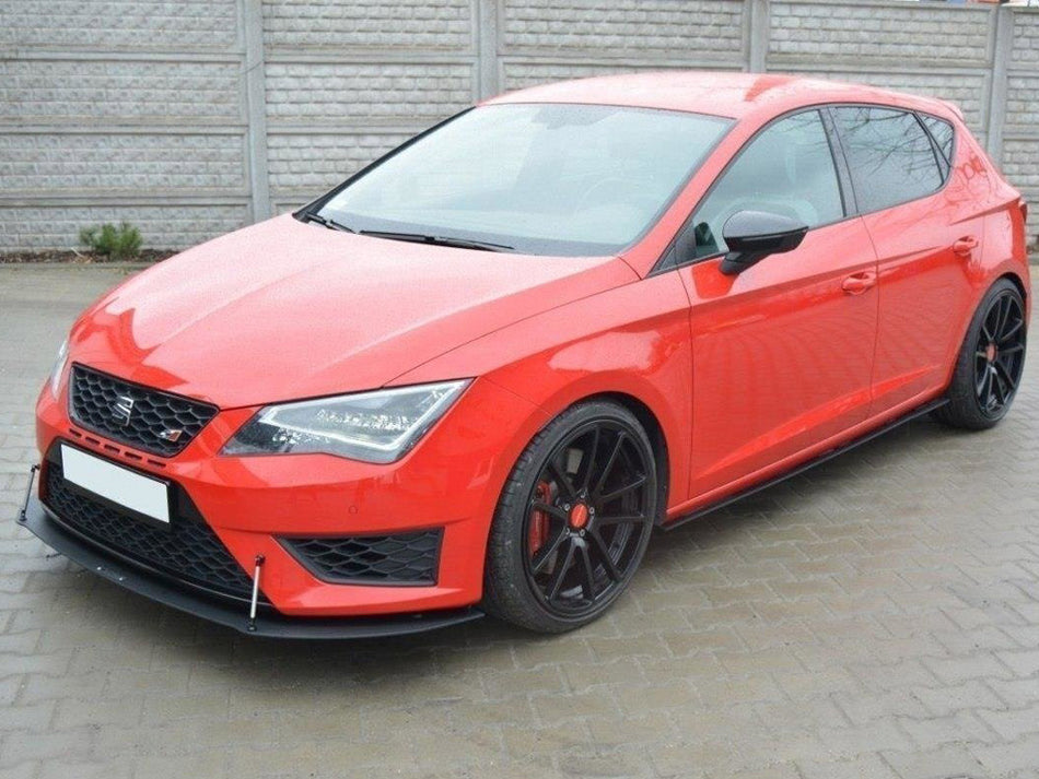 Maxton Design Front Racing Splitter Seat Leon III Cupra / FR - SE-LE-3-FR-CNC-FD1A - Image 2