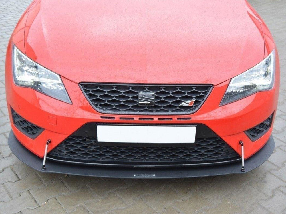 Maxton Design Front Racing Splitter Seat Leon III Cupra / FR - SE-LE-3-FR-CNC-FD1A - Image 3