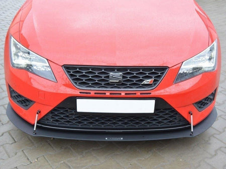 Maxton Design Front Racing Splitter Seat Leon III Cupra / FR - SE-LE-3-FR-CNC-FD1A - Image 3