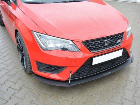 Maxton Design Front Racing Splitter Seat Leon III Cupra / FR - SE-LE-3-FR-CNC-FD1A - Image 4