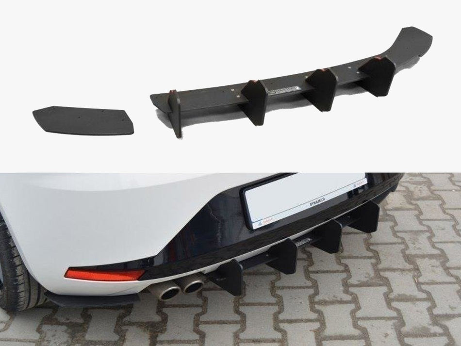 Maxton Design Rear Diffuser Seat Leon MK3 FR Hatchback (2012-2016) - SE-LE-3-FR-CNC-RS1A - Image 1