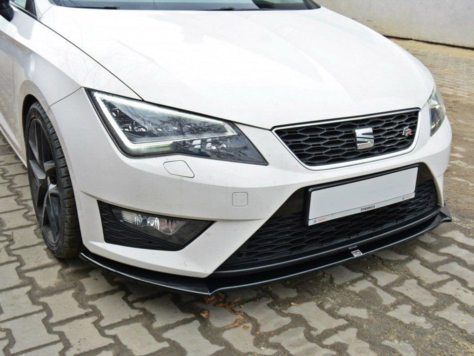 Maxton Design Front Splitter Seat Leon III Cupra / FR CARBON LOOK - SE-LE-3-FR-FD1C - Image 1