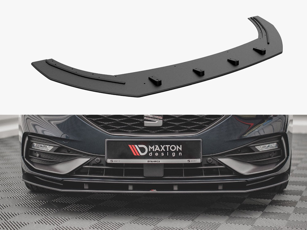 Maxton Design Street PRO Front Splitter Seat Leon FR Mk4 - SELE4FRCNC-FD1B - Image 1