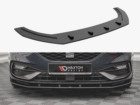 Maxton Design Street PRO Front Splitter Seat Leon FR Mk4 - SELE4FRCNC-FD1B - Image 1