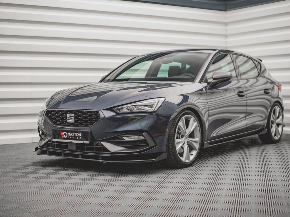 Maxton Design Street PRO Front Splitter + Flaps Seat Leon FR Mk4 - SELE4FRCNC-FD1B+FSF1G - Image 2