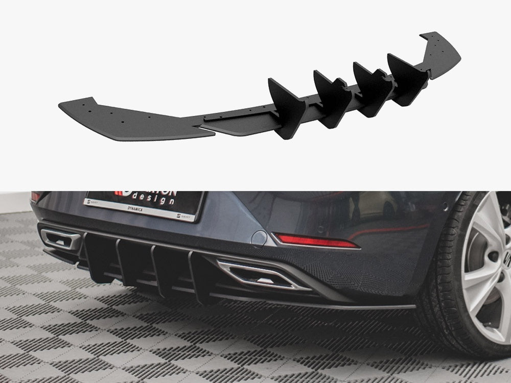 Maxton Design Street PRO Rear Diffuser Seat Leon FR Hatchback Mk4 - SELE4FRCNC-RS1B - Image 1