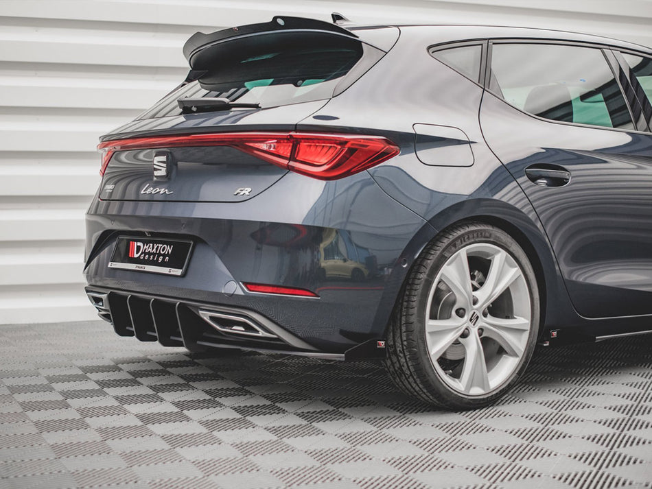 Maxton Design Street PRO Rear Valance + Flaps Seat Leon FR Hatchback Mk4 - SELE4FRCNC-RS1B+RSF1G - Image 2