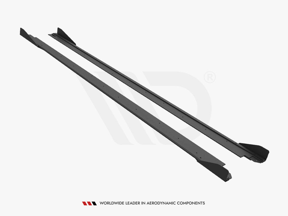 Maxton Design Street PRO Side Skirts Diffusers + Flaps Seat Leon FR Mk4 - SELE4FRCNC-SD1B+SRF1G - Image 4