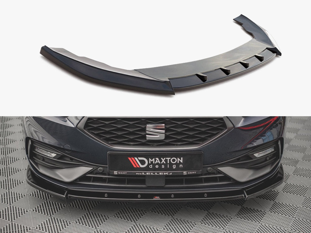 Maxton Design Front Splitter V.1 Seat Leon FR Mk4 - SE-LE-4-FR-FD1G - Image 1