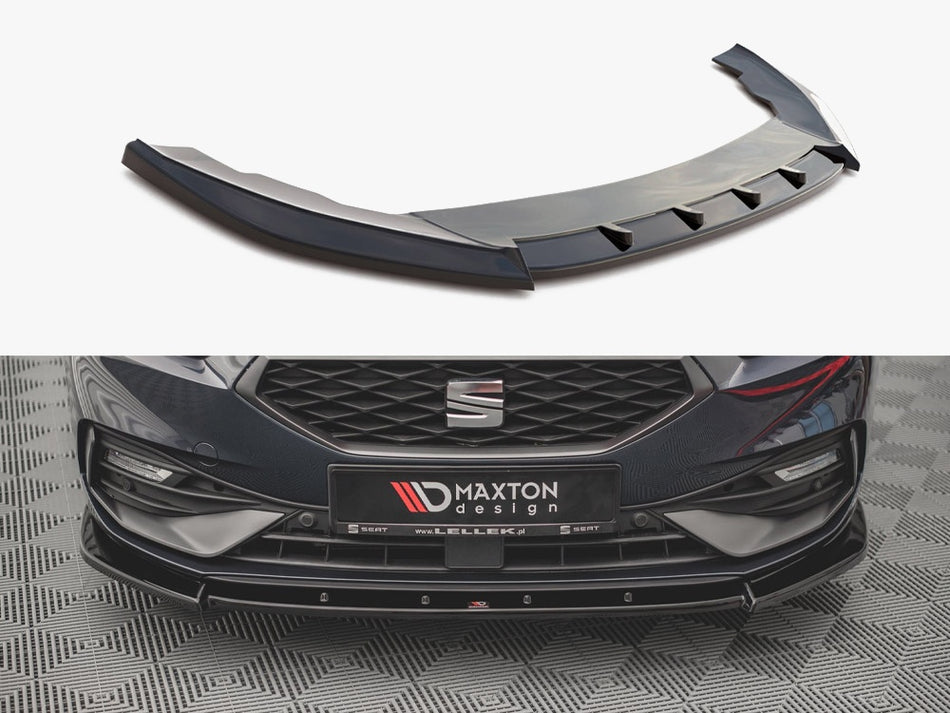 Maxton Design Front Splitter V.1 Seat Leon FR Mk4 - SE-LE-4-FR-FD1G - Image 1